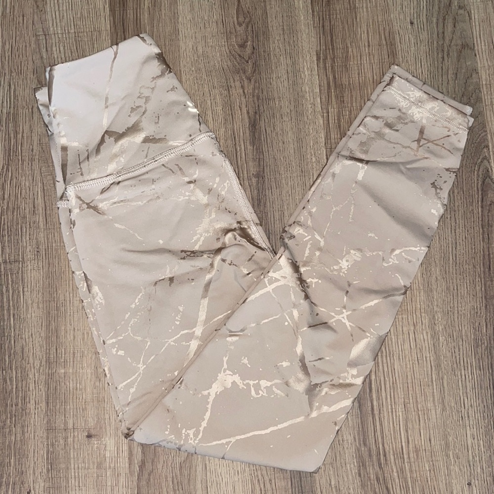 Beyond Yoga Lost Your Marbles Desert Gold Leggings